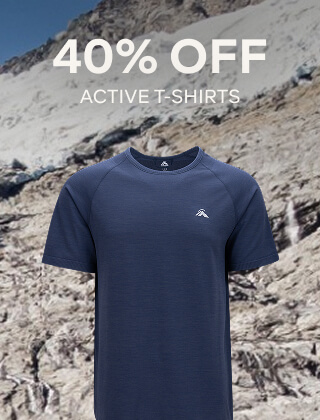 40% OFF ACTIVE T-SHIRTS