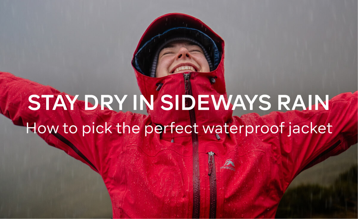 STAY DRY IN SIDEWAYS RAIN