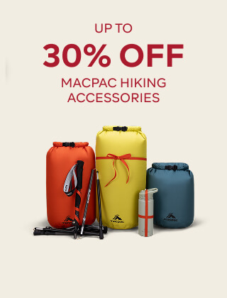 UP TO 30% OFF MACPAC HIKING ACCESSORIES