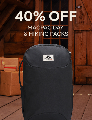 40% OFF MACPAC DAY & HIKING PACKS