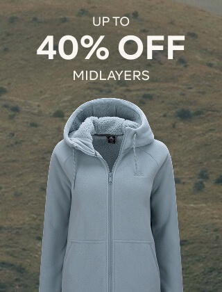 40% OFF MIDLAYERS