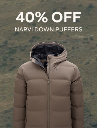 40% OFF MEN'S DOWN PUFFERS