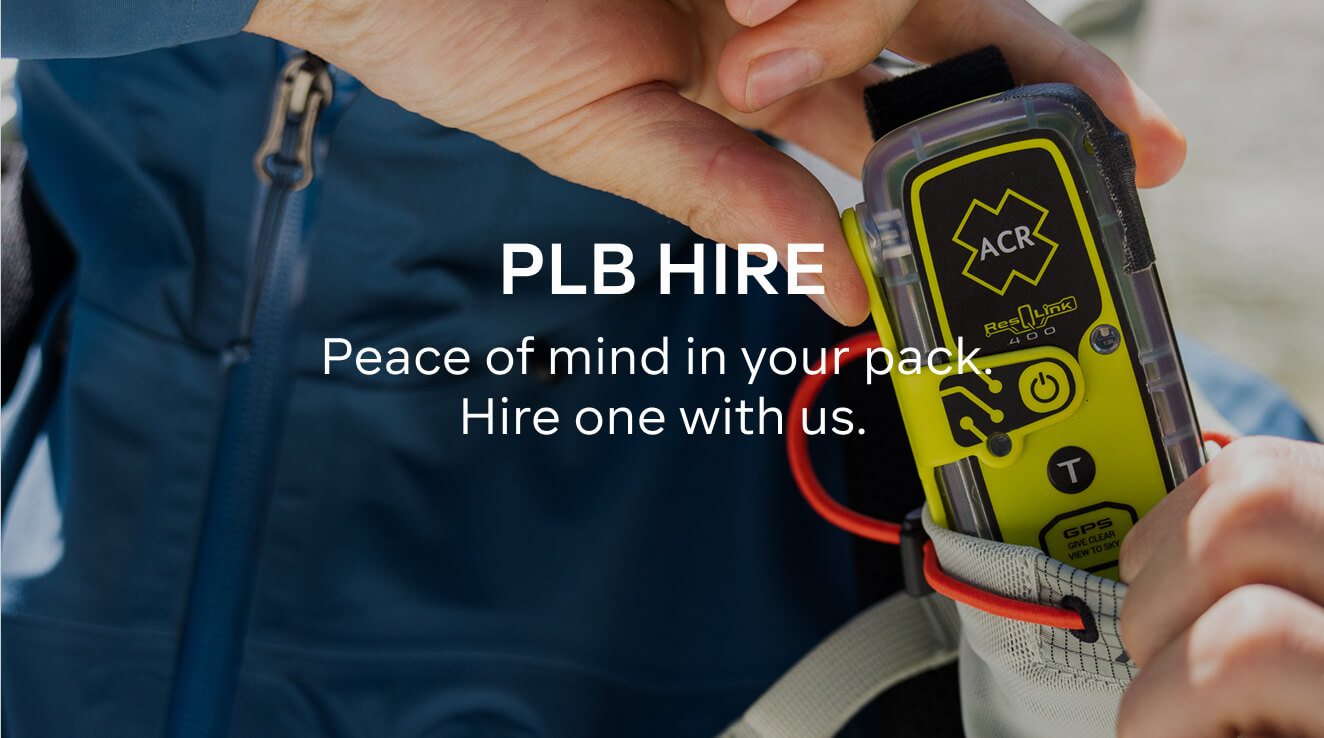 PLB HIRE - PEACE OF MIND IN YOUR PACK