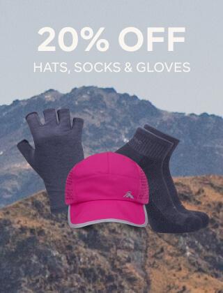 20% OFF HATS,SOCKS & GLOVES