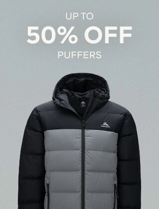UP TO 50% OFF PUFFER JACKETS