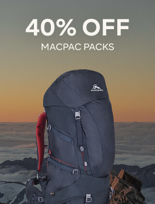 40% OFF MACPAC PACKS