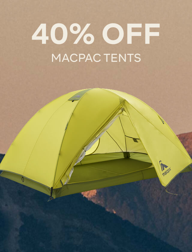40% OFF MACPAC CAMP FURNITURE & TENTS