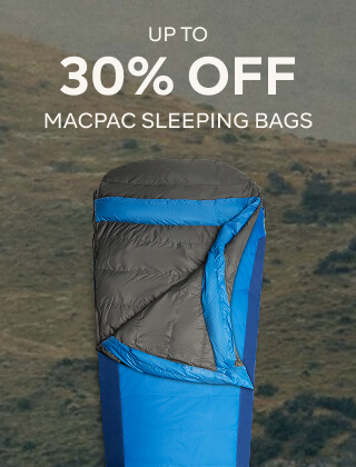 UP TO 30% OFF MACPAC SLEEPING BAGS