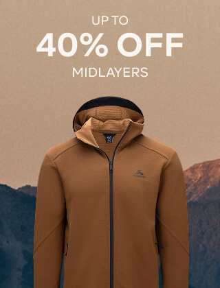 UP TO 40% OFF MIDLAYERS