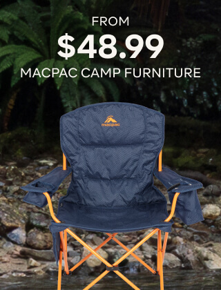 FROM $48.99 MACPAC CAMP FURNITURE