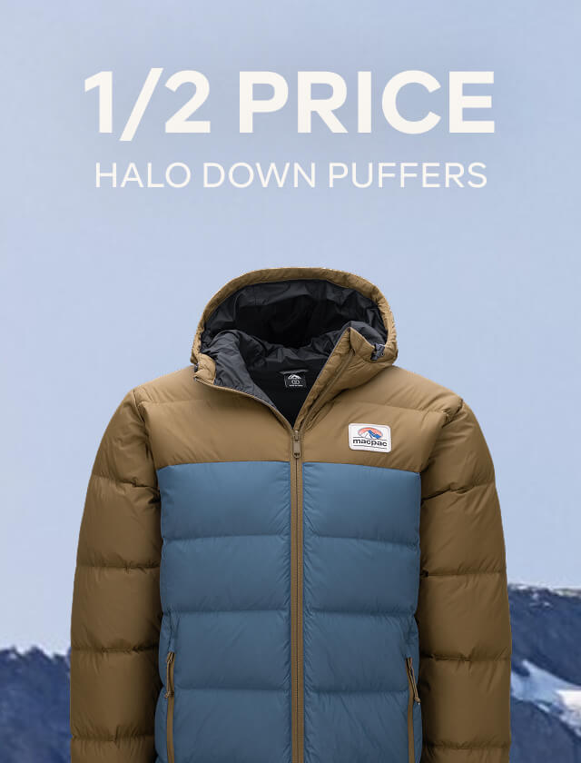 1/2 PRICE HALO DOWN JACKETS
