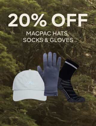 20% OFF HATS SOCKS & GLOVES