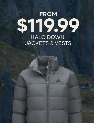 FROM $119.99 HALO JACKETS & VESTS