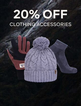 20% OFF CLOTHING ACCESSORIES