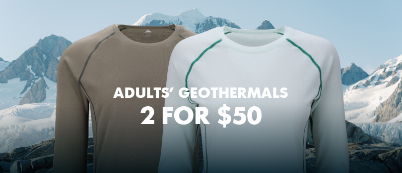 Adults' Geothermals - 2 for $50