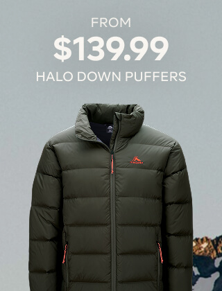 $139.99 HALO DOWN JACKETS