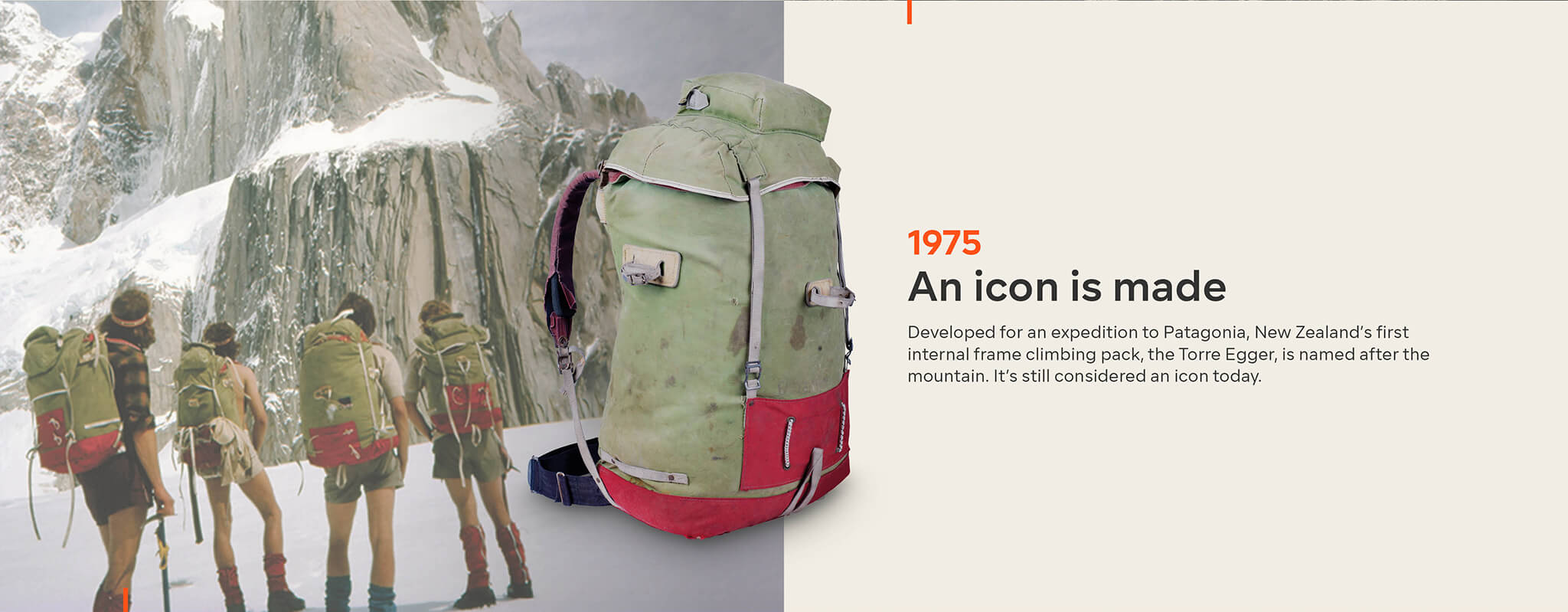 A lifetime of adventure with Quote: My goal was to make the best backpacks for New Zealand's Mountains - Bruce McIntyre, Macpac founder