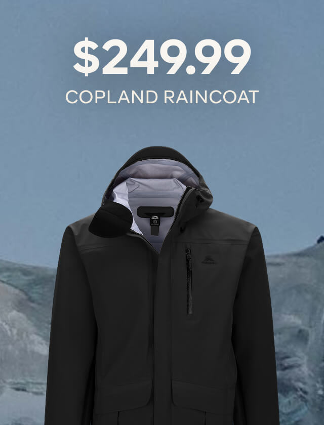 $249.99 COPLAND RAINCOAT