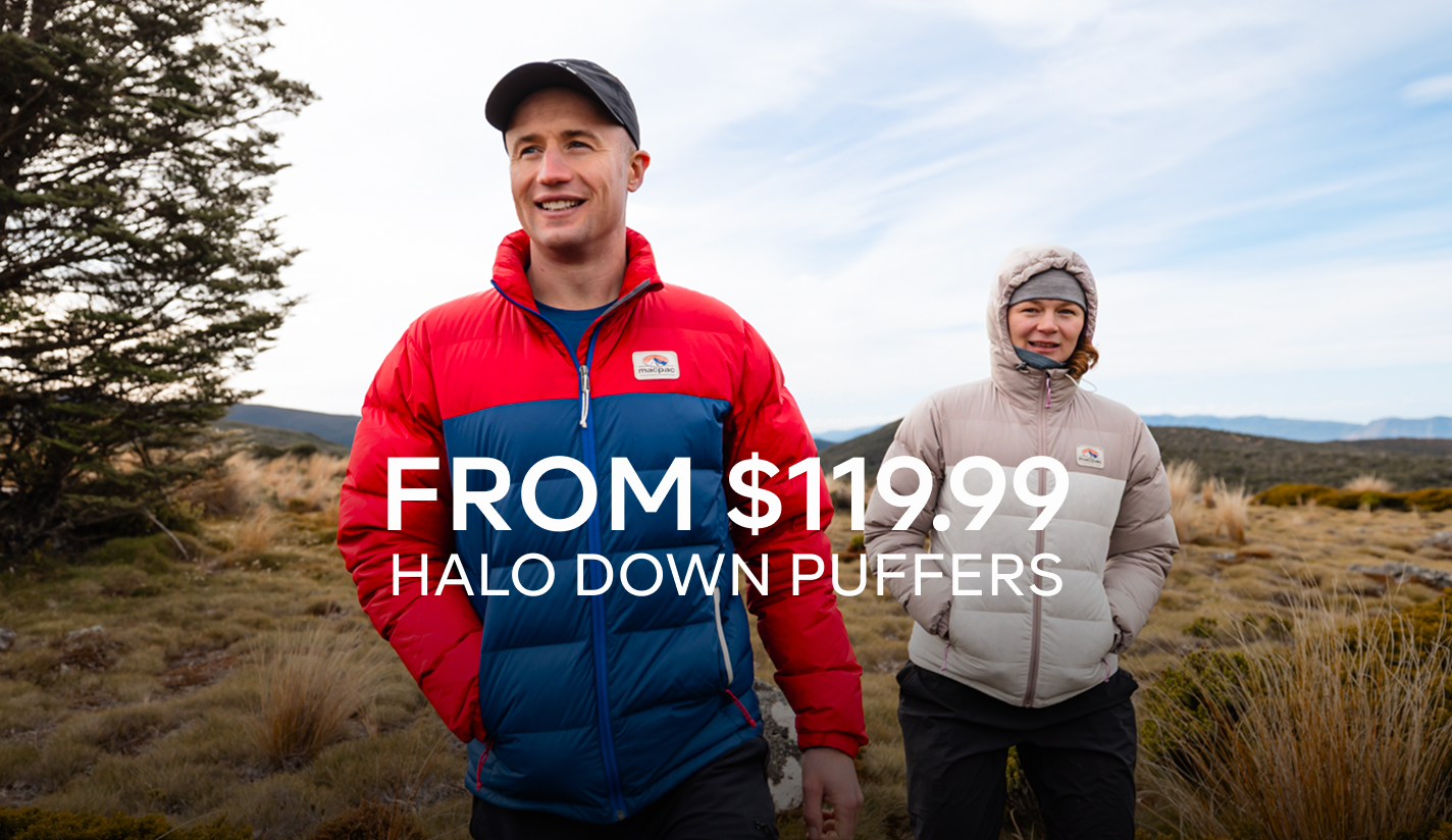 HALO DOWN PUFFERS FROM $119.99