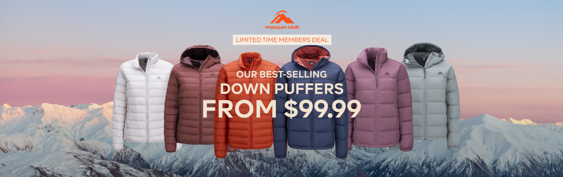 WINTER SALE UP TO 50% OFF MACPAC APPAREL