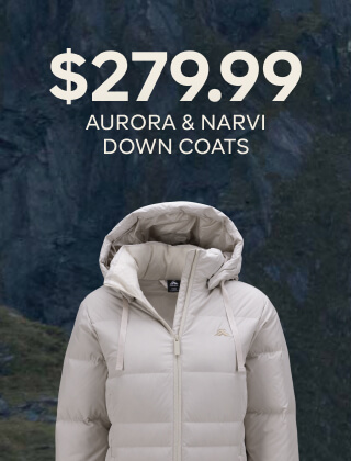 $279.99 AURORA & NARVI DOWN COATS