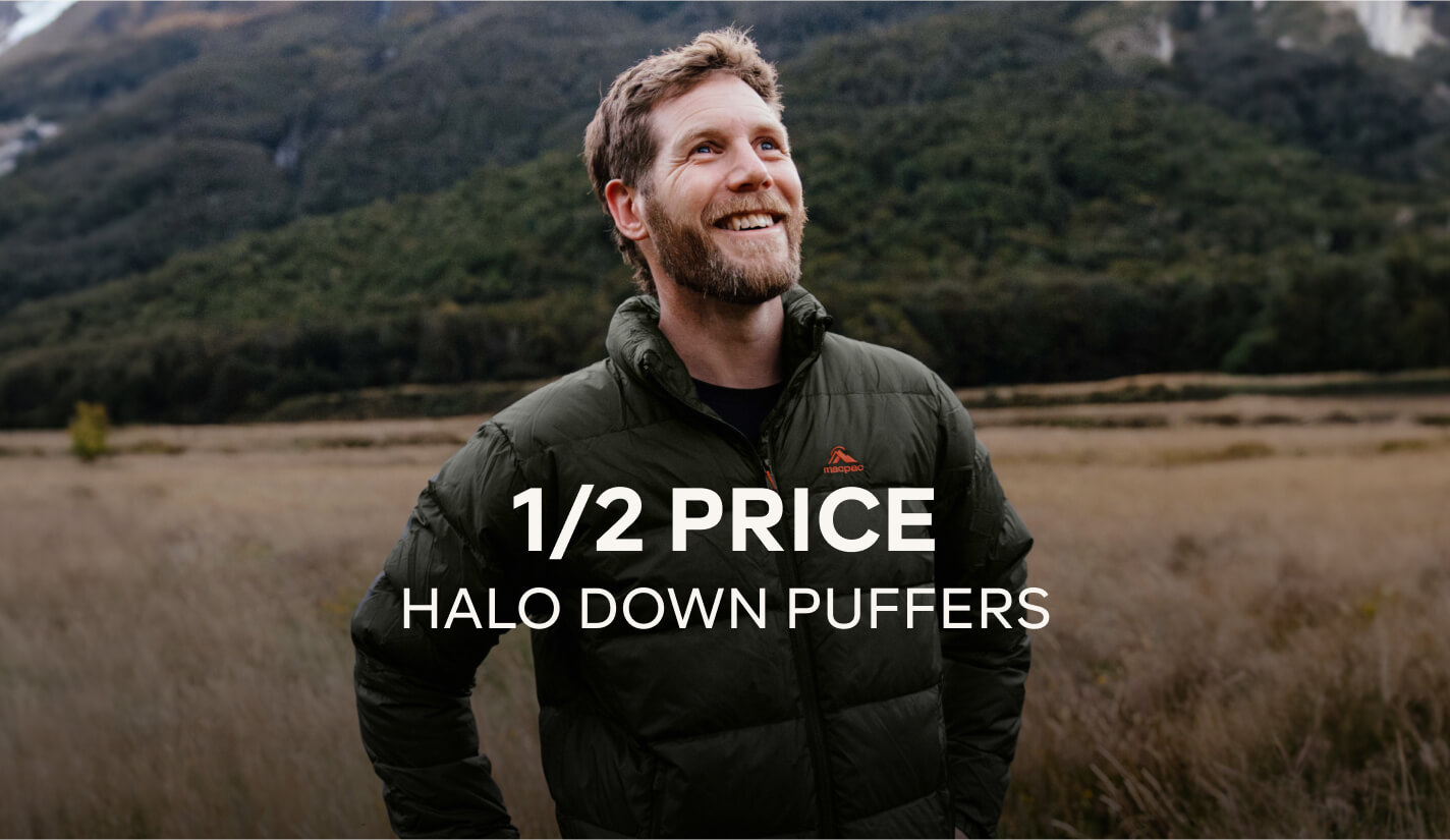 1/2 PRICE HALO DOWN PUFFERS