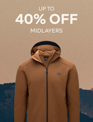 UP TO 40% OFF MIDLAYERS
