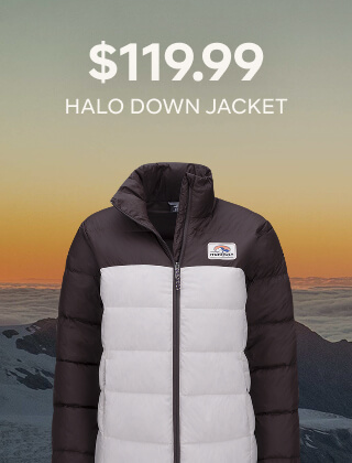 $119.99 HALO DOWN JACKETS