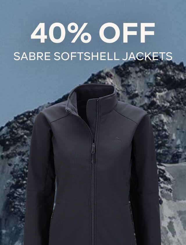 40% OFF SABRE SOFTSHELL JACKETS