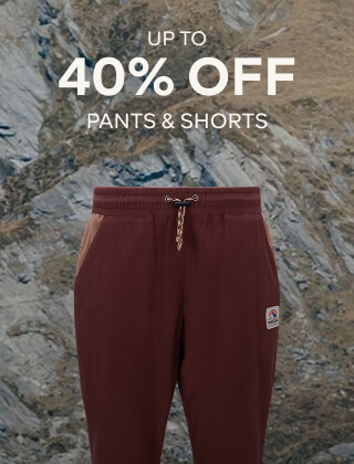 UP TO 40% OFF PANTS & SHORTS