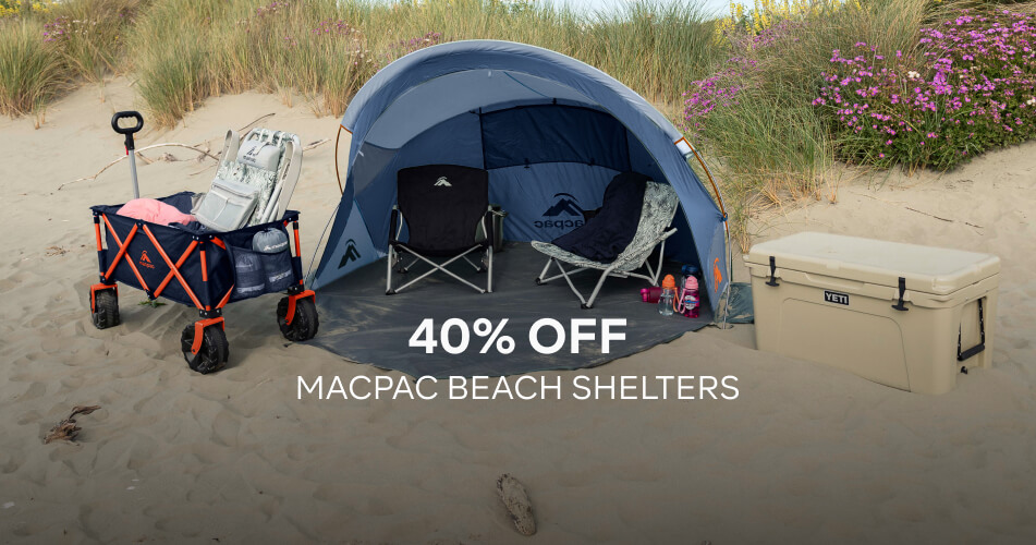 40% OFF MACPAC BEACH SHELTERS