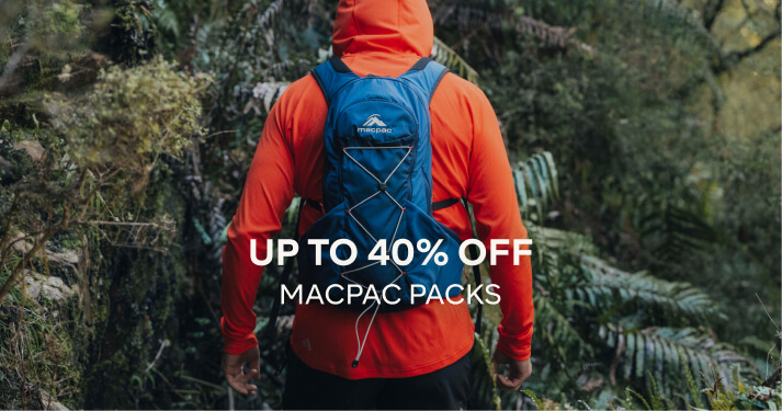 UP TO 40% OFF MACPAC PACKS