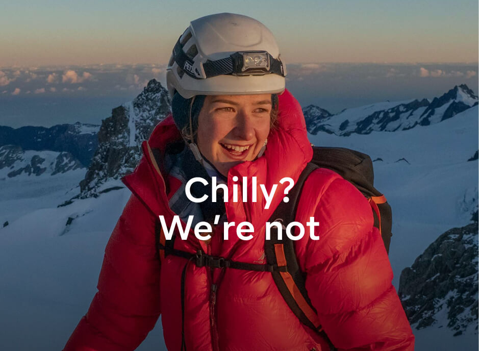 PUFFERS - CHILLY? WE'RE NOT
