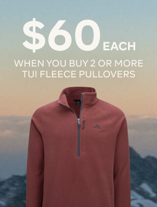 $60 EACH WHEN YOU BUY 2 OR MORE TUI FLEECE PULLOVERS
