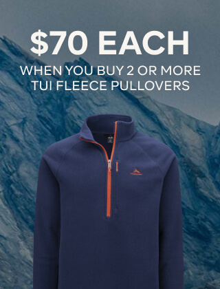 $70 EACH WHEN YOU BUY 2 OR MORE TUI FLEECE PULLOVERS