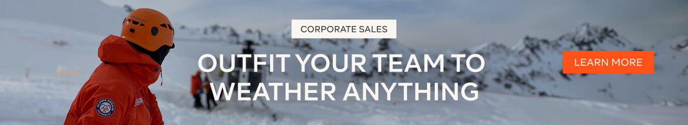 Corporate Sale, outfit your team to weather anything - Learn More