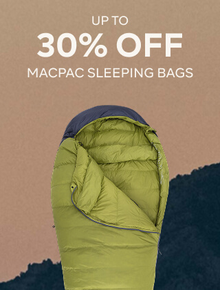 UP TO 30% OFF MACPAC SLEEPING BAGS