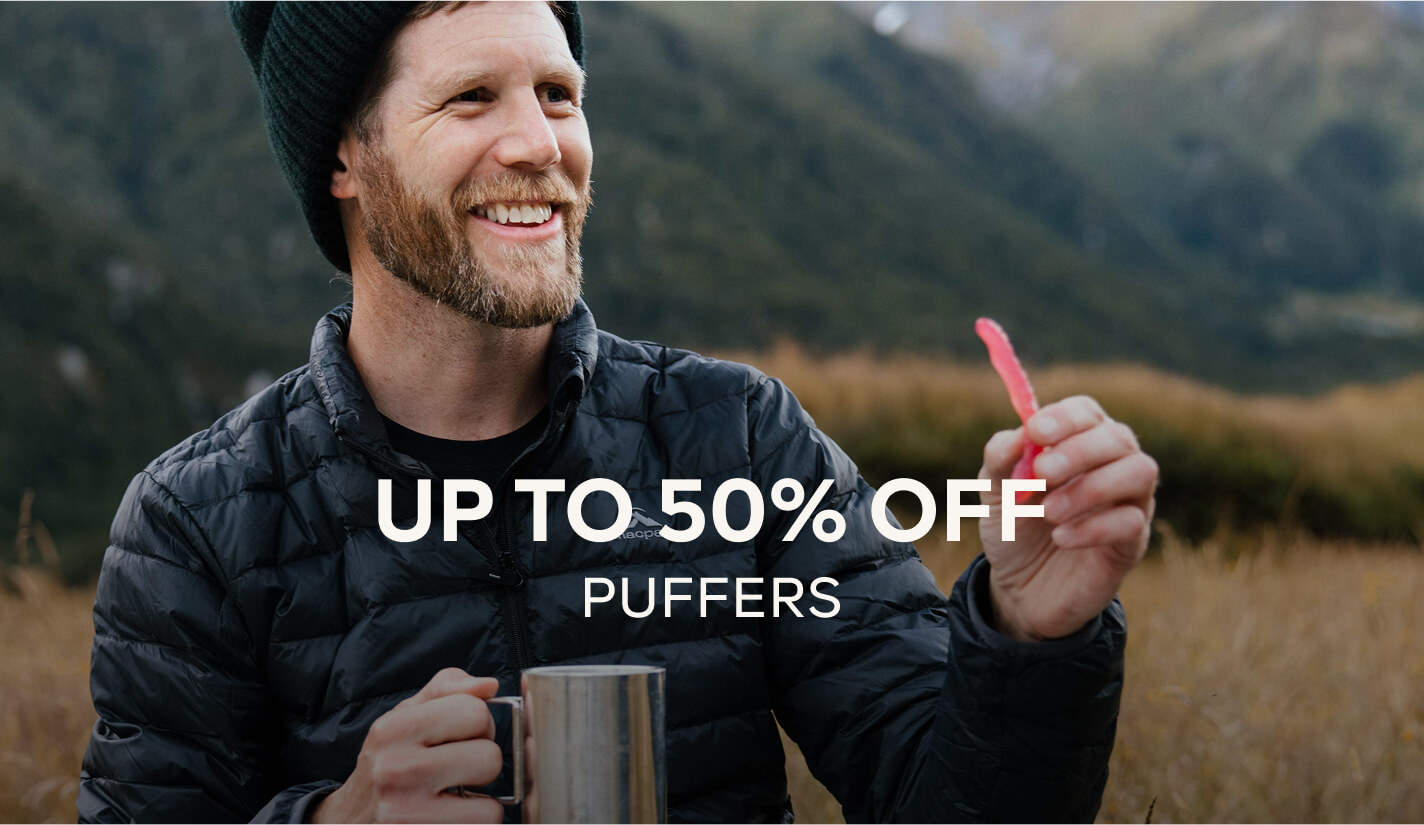 UP TO 50% OFF PUFFERS