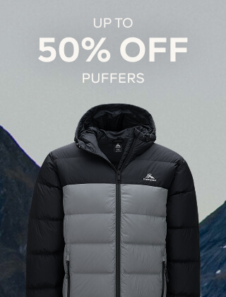 UP TO 50% OFF PUFFER JACKETS