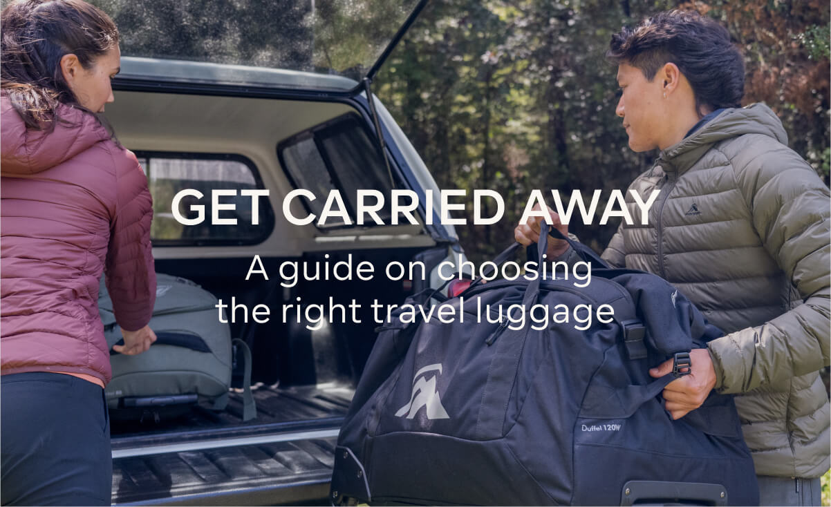 GET CARRIED AWAY, A guide on choosing the right travel luggage