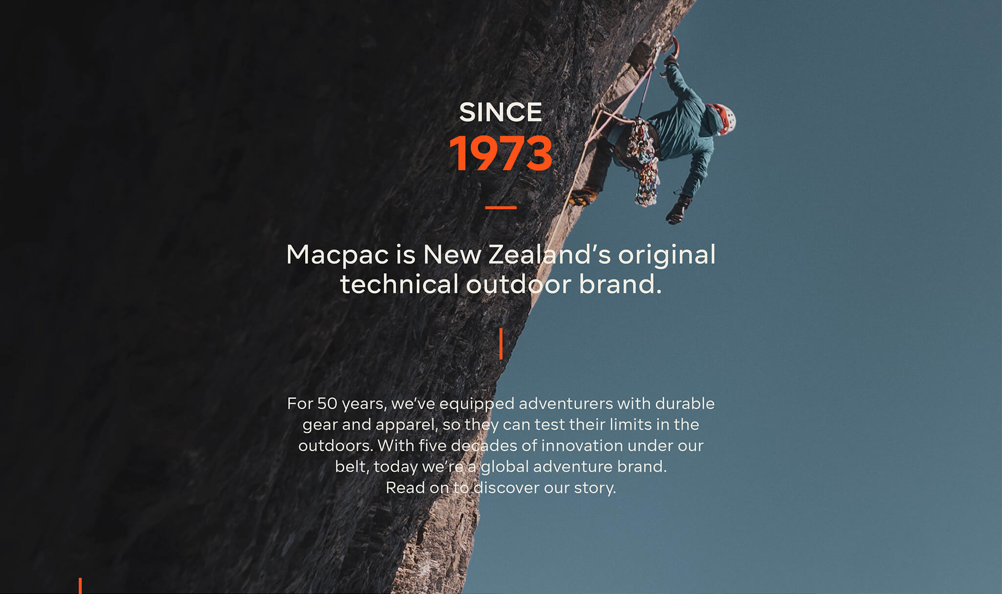 A lifetime of adventure with Quote: My goal was to make the best backpacks for New Zealand's Mountains - Bruce McIntyre, Macpac founder