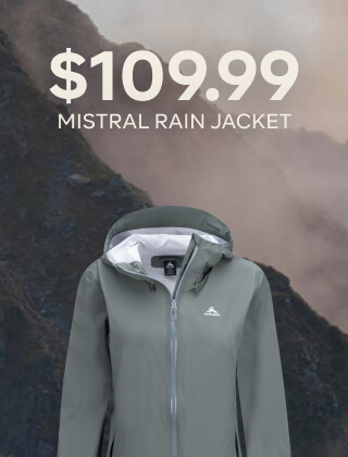 $109.99 MISTRAL RAIN JACKET