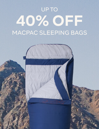 UP TO 40% OFF MACPAC SLEEPING BAGS