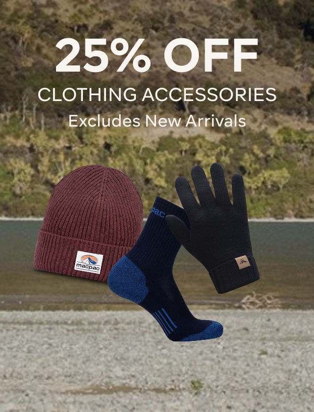 25% OFF CLOTHING ACCESSORIES EXCL. NEW ARRIVALS