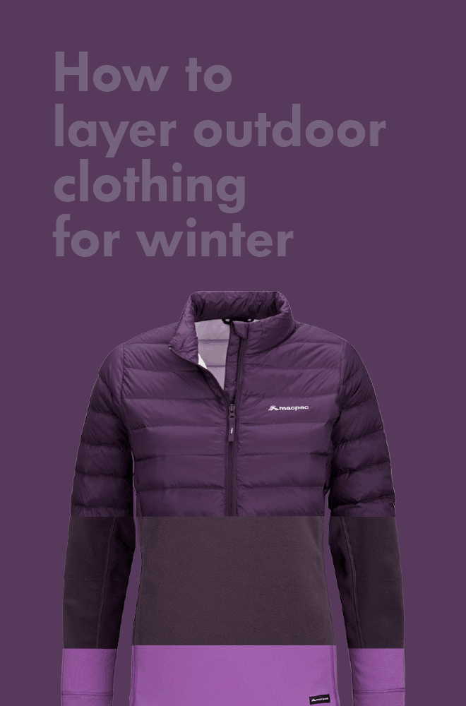 How to layer outdoor clothing for winter