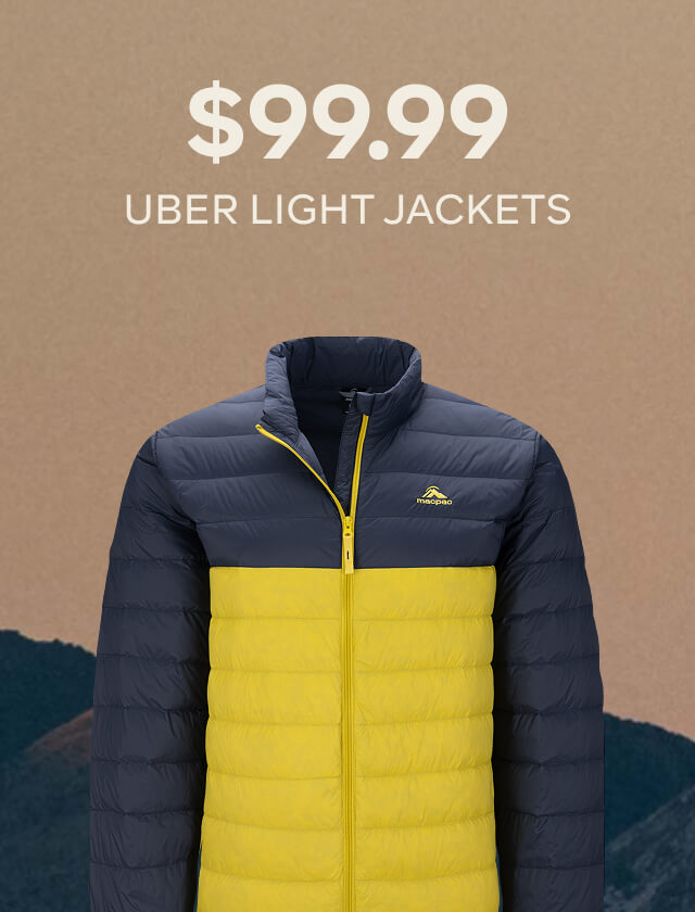$99.99 UBER LIGHT JACKETS
