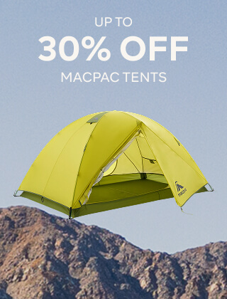 UP TO 30% OFF MACPAC TENTS