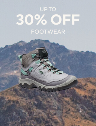 UP TO 30% OFF FOOTWEAR