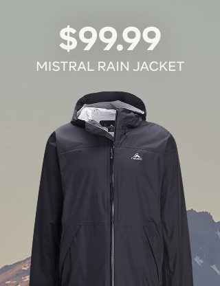 $99.99 MISTRAL RAIN JACKETS