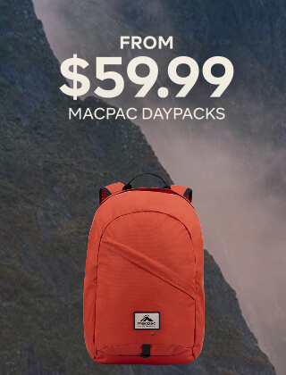 FROM $59.99 MACPAC DAYPACKS